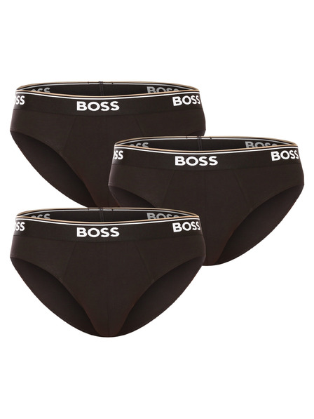 BOSS Komplet trije - moške spodnjice BOSS črne