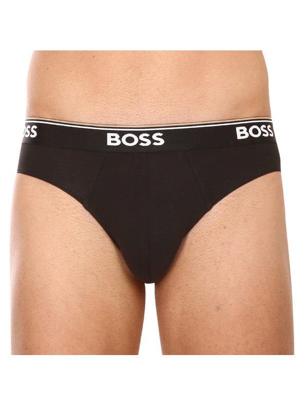 BOSS Komplet trije - moške spodnjice BOSS črne