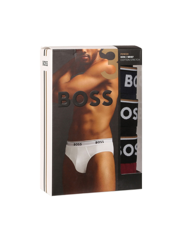 BOSS Komplet treh - moški spodnjači BOSS večbarvni
