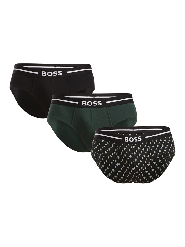 BOSS Komplet treh - moški spodnjači BOSS večbarvni