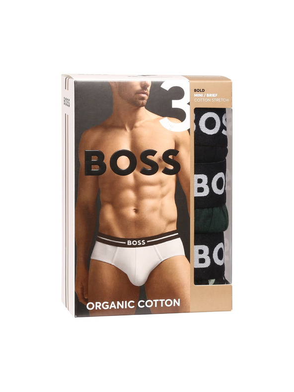 BOSS Komplet treh - moški spodnjači BOSS večbarvni