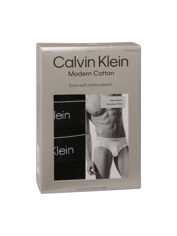 Calvin Klein Komplet trije - moške spodnjice Calvin Klein črne