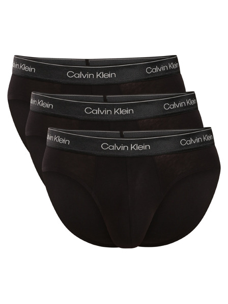 Calvin Klein Komplet trije - moške spodnjice Calvin Klein črne