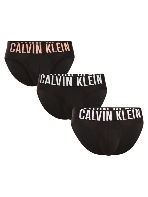 Calvin Klein Komplet trije - moške spodnjice Calvin Klein črne