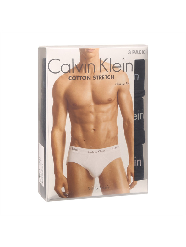 Calvin Klein Komplet trije - moške spodnjice Calvin Klein črne