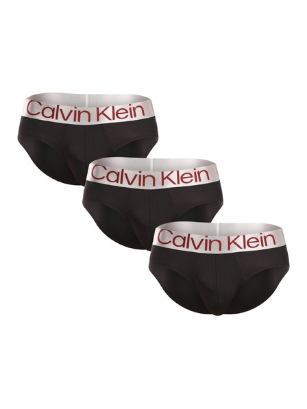 Calvin Klein Komplet trije - moške spodnjice Calvin Klein črne