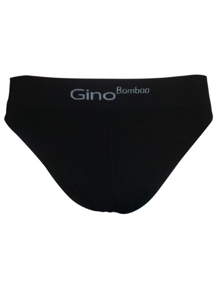 gino Moške brezšivne spodnjice Gino bamboo črne