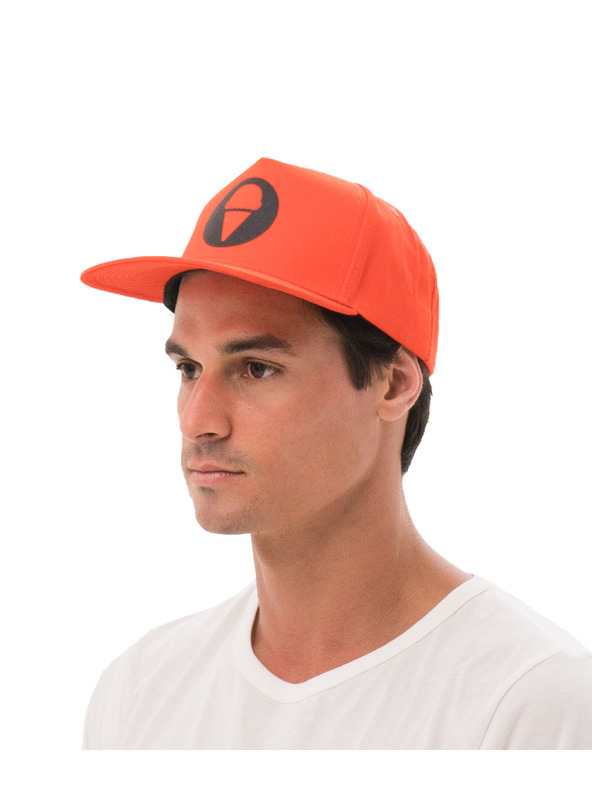 69slam Kapa s šiltom 69SLAM LOGO oranžna