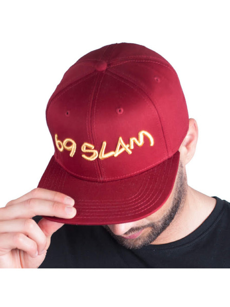 69slam Kapa s šiltom 69SLAM logo - JP bordo