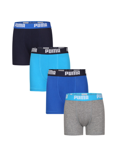 Puma Komplet štirih - fantovske boksarice Puma večbarvne