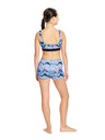 Modibodi Dečke menstruacijske plavalke Modibodi Performance Hi Waist Short Super Marble Blue spodnji del