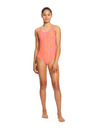 Modibodi Dečke menstruacijske plavalke Modibodi Racerback One Piece Light Wavy Pink enodelne