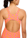 Modibodi Dečke menstruacijske plavalke Modibodi Racerback One Piece Light Wavy Pink enodelne