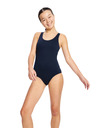 Modibodi Dečke menstruacijske plavalke Modibodi Performance Racerback One Piece Super Navy Blue enodelne