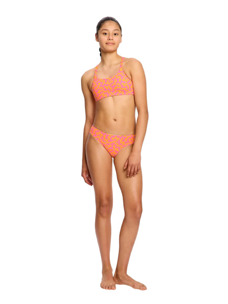 Modibodi Dečke plavalke Modibodi crop top Summer Wavy Pink zgornji del