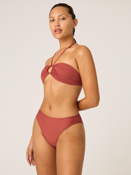 Modibodi Menstruacijske plavalke Modibodi High Hi-Leg Cheeky Sahara Red spodnji del