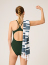 Modibodi Dečke menstruacijske plavalke Modibodi Teen One Piece Forest Green