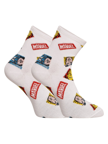 E plus M Komplet dveh - otroške nogavice E plus M Marvel večbarvne