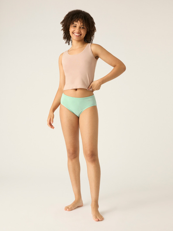 Modibodi Menstruacijske hlačke Modibodi Basic Mid-Rise Brief Moderate-Heavy Sea Spray