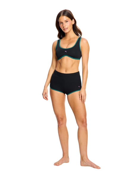 Modibodi Kupaći kostum Puma & Modibodi Scoop Bikini Top Black Orchid zgornji del