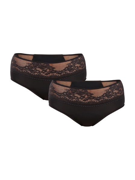 DORINA Komplet dveh - Menstruacijske hlačke Dorina Eco Moon Lace Midi