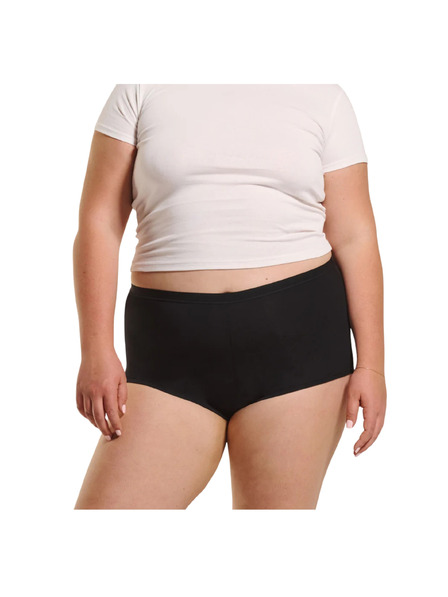 Love Luna Menstruacijske hlačke Love Luna črne Cotton Shortie