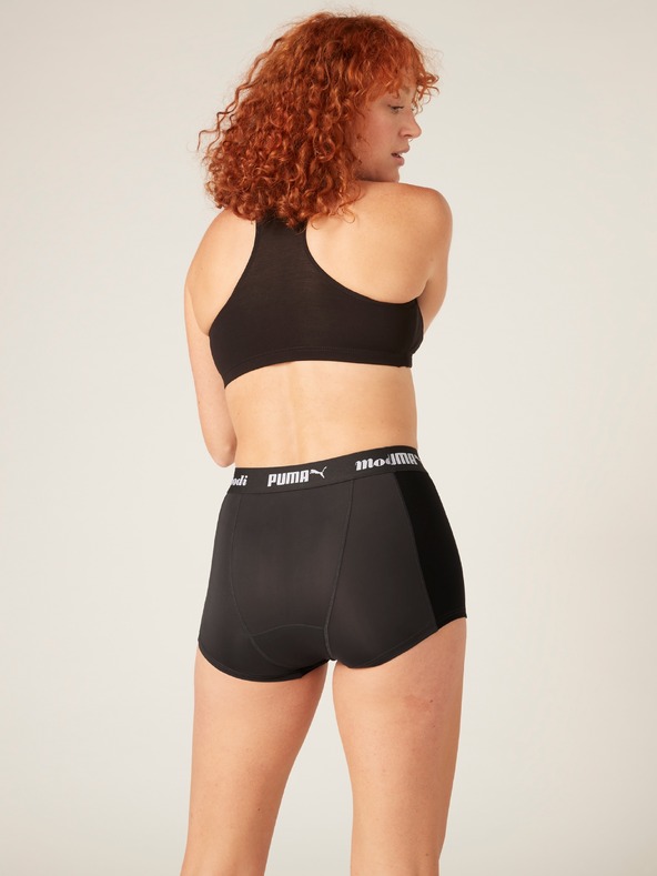 Modibodi Menstruacijske hlačke PUMA & Modibodi Active Boyshort Moderate-Heavy Dark