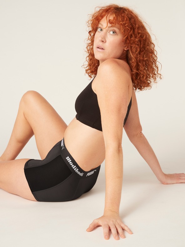 Modibodi Menstruacijske hlačke PUMA & Modibodi Active Boyshort Moderate-Heavy Dark
