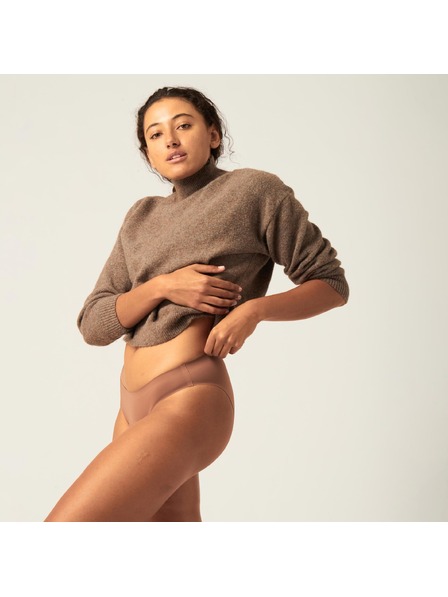 Modibodi Menstruacijske hlačke Modibodi Seamfree Bikini Moderate-Heavy Nutmeg