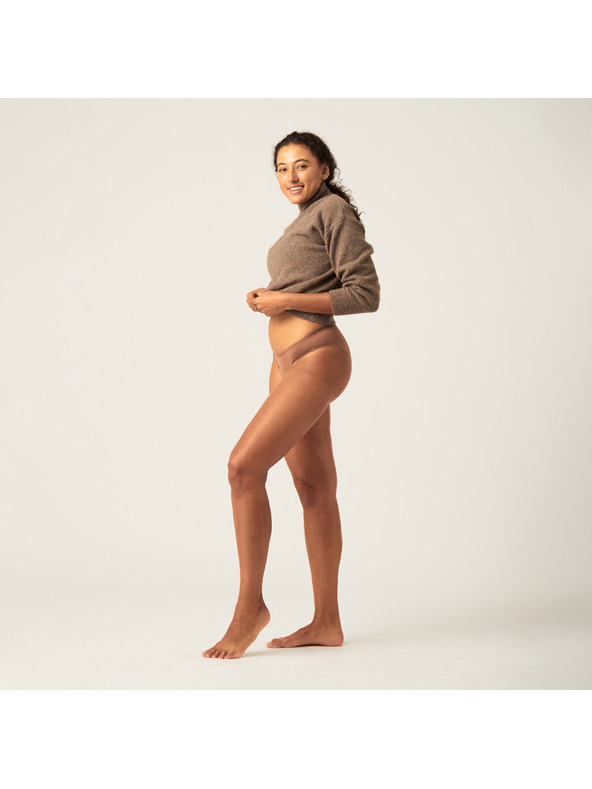 Modibodi Menstruacijske hlačke Modibodi Seamfree Bikini Moderate-Heavy Nutmeg