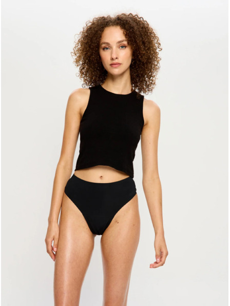 Modibodi Menstruacijske hlačke Modibodi Modicomfort Seamless Hi Waist Cheeky Moderate Black