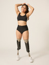 Modibodi Menstruacijski kupaći kostumi Modibodi Hi-Waist Bikini Brief Light-Moderate crni spodnji dio
