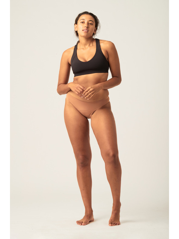 Modibodi Menstruacijske gaće Modibodi Seamfree Bikini Moderate-Heavy Cinnamon