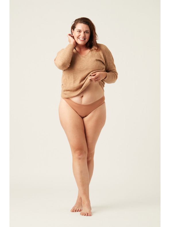 Modibodi Menstruacijske gaće Modibodi Seamfree Bikini Moderate-Heavy Cinnamon