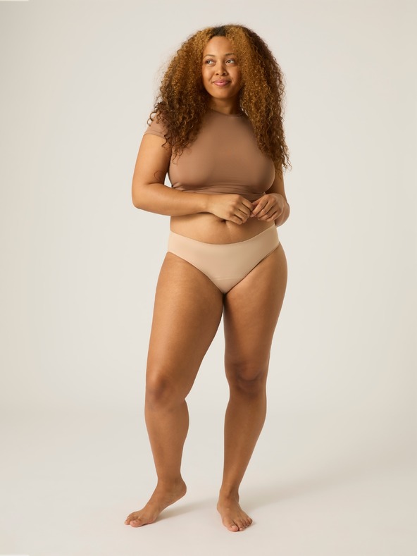 Modibodi Menstruacijske gaće Modibodi Seamfree Bikini Moderate-Heavy Cashew