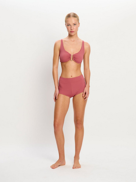 Modibodi Plavalne kostime Modibodi Molokai Plunge Tie Back Top Mauve zgornji del
