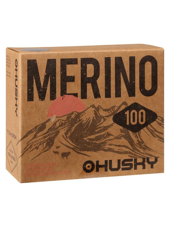 HUSKY Ženski termonedrček HUSKY MEBRA merino črn