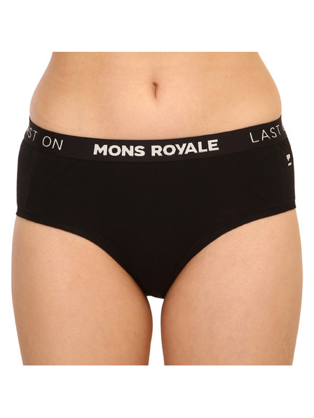 Mons Royale Ženske hlačke Mons Royale merino črne