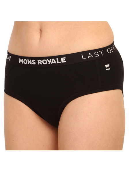 Mons Royale Ženske hlačke Mons Royale merino črne