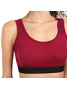 Sensor Ženski nedrček Sensor Active merino rdeč
