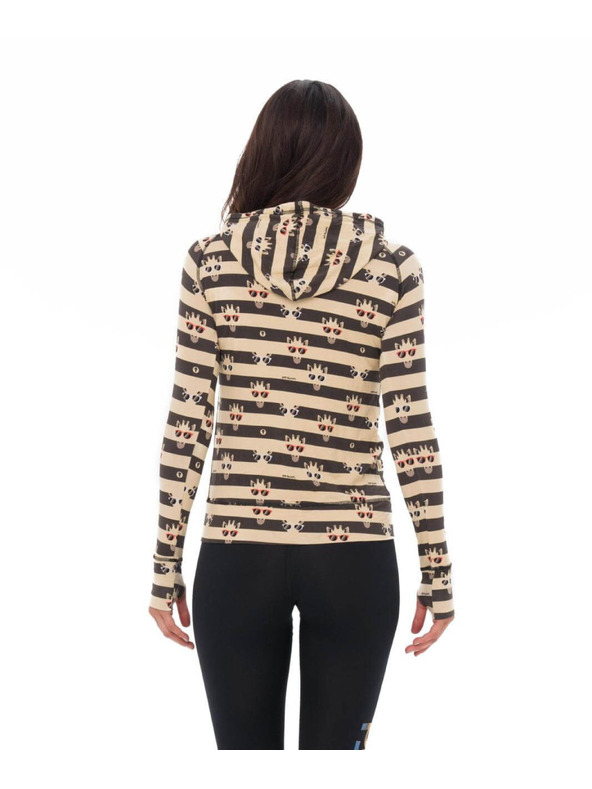 69slam Ženska majica 69SLAM GIRAFFE STRIPES BAMBOO