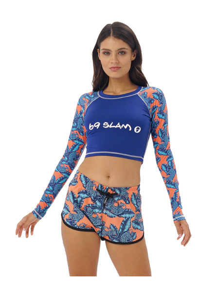 69slam Ženske kratke hlače 69SLAM JUNGLE BLUE ELOISE