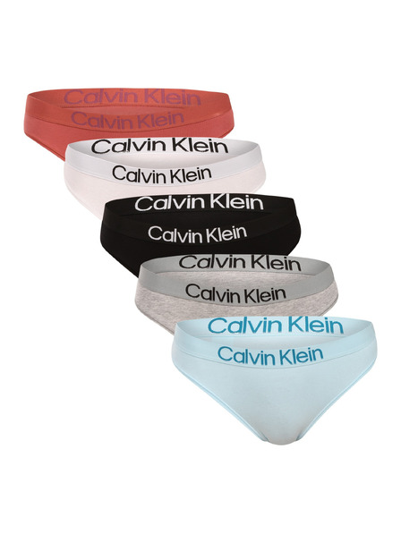 Calvin Klein Set petih - ženske hlačke Calvin Klein večbarvne