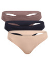 Calvin Klein Set treh - ženska tanga Calvin Klein večbarvne