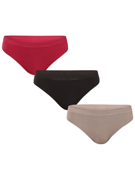 Calvin Klein Set treh - ženska tanga Calvin Klein večbarvne