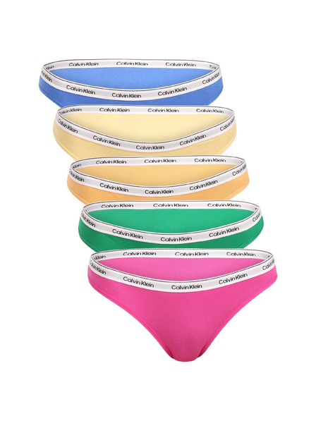 Calvin Klein Set petih - ženske hlačke Calvin Klein večbarvne