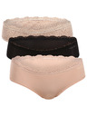 Calvin Klein Set treh - ženske hlačke Calvin Klein večbarvne
