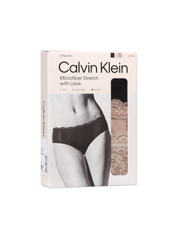 Calvin Klein Set treh - ženske hlačke Calvin Klein večbarvne