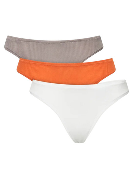 Calvin Klein Komplet treh - ženski tange Calvin Klein večbarvne