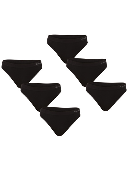 Gaubert Komplet šestih - ženski tange Gaubert črn (GBTW-3104/black)